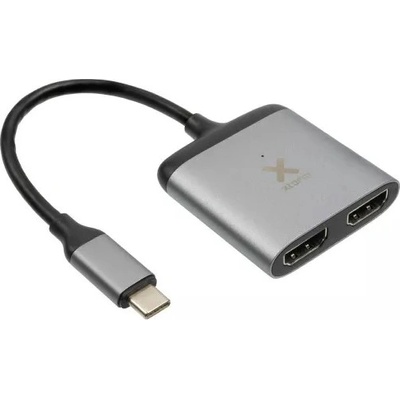 Xtorm Адаптер Xtorm - 8913, USB-C/2x HDMI, черен (8913)