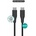 eStuff INFINITE (GRS) USB-C to USB-C Cable 2m Black. Recycled Plastic. Super Soft