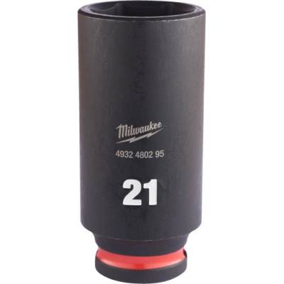 MILWAUKEE Průmyslové hlavice Shockwave 3/8" HEX 21mm dlouhé 4932480295