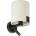 Faro Barcelona FARO 20053 - LED Аплик NILA 1xE27/15W/230V + LED/3W кремав/черен (FA20053)