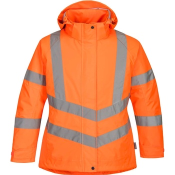 Portwest Bunda Hi Vis LW74 zimní dámská reflexní POR L Oranžová