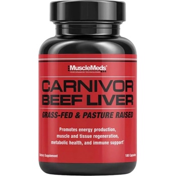 Image 1 of MuscleMeds Beef Liver | Grass-Fed & Pasture Raised [180 капсули]