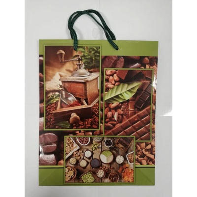Goleto Dárková taška s kávovými zrny 32 x 26 x 13 cm | 5 kusů