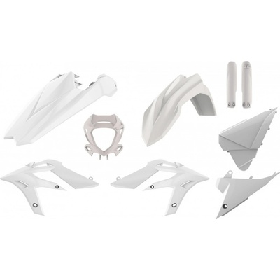 POLISPORT kompletní sada plastů BETA X-TRAINER 20-22 v sadě kryt světla (8667300001) a kryty tlumičů (8398700001) barva bílá