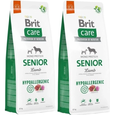 Brit Care Dog Hypoallergenic Senior Lamb 2 x 12 kg