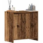 vidaXL Шкаф за мивка за баня от старо дърво 60x33x60 cm (861145)