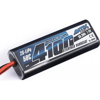 ANTIX by LRP 50C LiPo Car Stickpack Hardcase T-DYN konektor 7.4 V 4100 mAh
