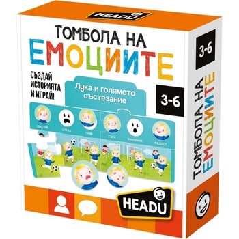 Headu Образователна игра Headu - Томбола на емоциите (HBG61756)