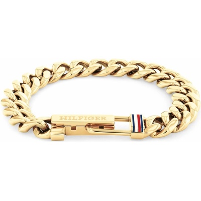 Tommy Hilfiger Pozlacený stylový náramek pro muže 2790665
