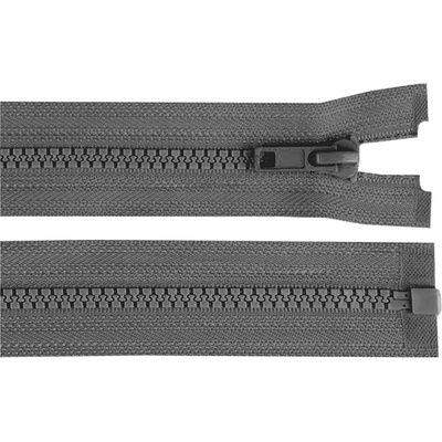 Kostěný zip No 5 délka 70 cm bundový Varianta: 319 šedá ocelová, Balení: 1 ks