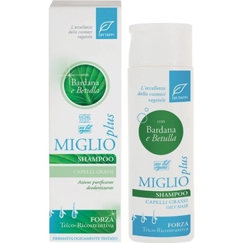 Dr.Taffi šampon na mastné vlasy Shampoo Capelli Grassi Bardana Betulla Miglio Plus 200 ml
