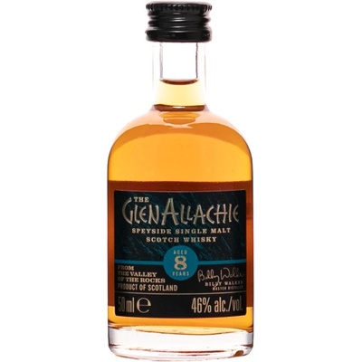GlenAllachie Speyside Single Malt 8y 46% 0,05 l (čistá fľaša)