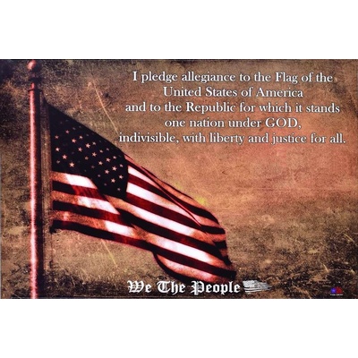 Ceduľa We The People USA