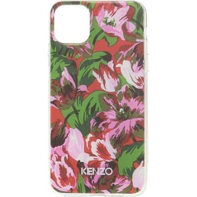 Kenzo KENZO ORIGINÁLNÍ FA5COKXIPVSR IPHONE 11 PRO MAX FLOWERS RŮŽOVÉ A ČERVENÉ