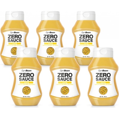 GymBeam Zero omáčka kari 6 x 350 ml