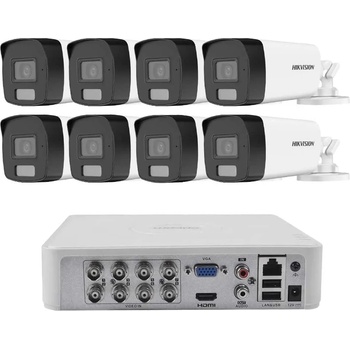 HIKVISION Комплект ZK8340W с 8 Камери 2MP Dual-Light Аудио и 2TB Диск (ZK8340W)