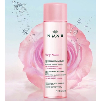 NUXE Very Rose 3-In-1 Soothing Tester Мицеларни води 200ml