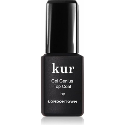 LONDONTOWN Kur Gel Genius Top Coat vrchný lak na nechty bez použitia UV/LED lampy 12 ml