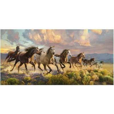 Castorland - Puzzle Thunder Prairie panorama - 4 000 piese