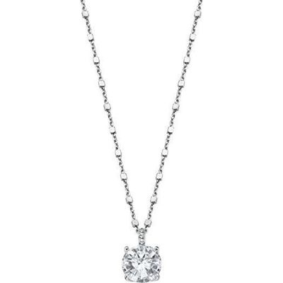 Lotus Silver Elegantný strieborný náhrdelník s kryštálmi Swarovski LP2005-1 / 1