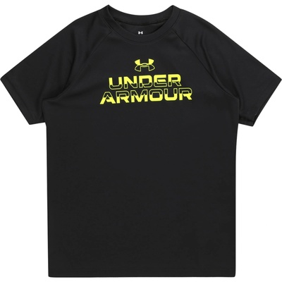 Under Armour Функционална тениска 'Tech Split' черно, размер YS
