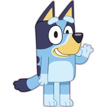 AYmax · Tvarovaný 3D polštář Bluey 21x36