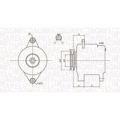 Generátor MAGNETI MARELLI 063731615010