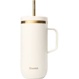 Qwetch Студена чаша Isotherm с дръжка, 600 мл - Sand & Gold