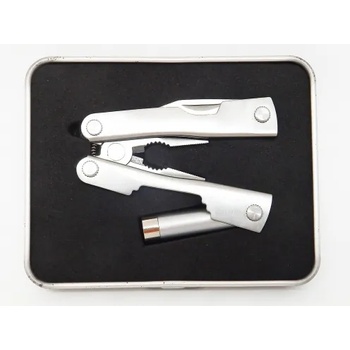 Image 1 of Мултифункционални клещи с фенерче в подаръчна кутия