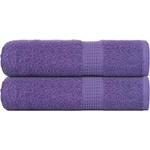 vidaXL Кърпи за душ FROGN 2 бр. лилави 70x140 см 360 г/м2 (136881)