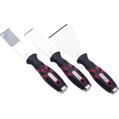 KRAFTWERKTOOLS Sada špachtlí pevných - nerez 3ks