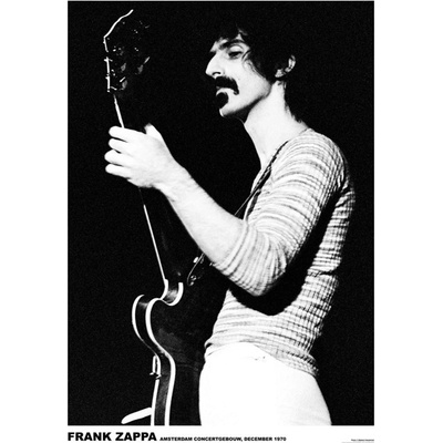 Plagát, Obraz - Frank Zappa - Amsterdam ’70, 59.4 × 84.1 cm