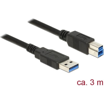 DeLOCK 85069 USB 3.2 Gen 1 (3.1 Gen 1) USB A USB B, 3m, černý