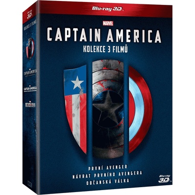 Captain America 1-3:Trilogie 3D BD