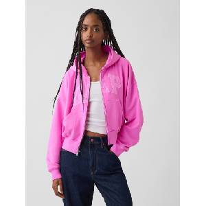 GAP Oversize суитшърт VintageSoft с лого GAP GAP | Rozov | ЖЕНИ | XXS