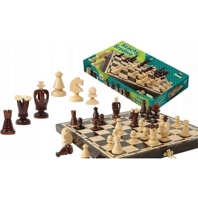 Dřevěné šachy 31 cm Magiera