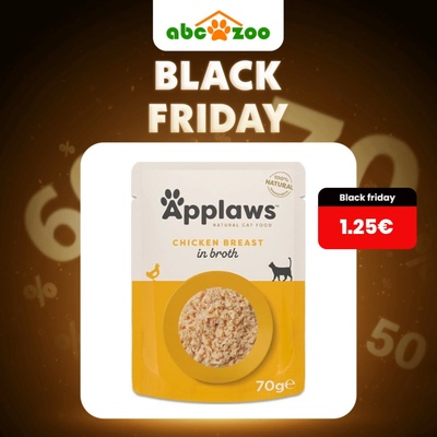 Applaws cat s kuracími prsiami vo vývare 70 g