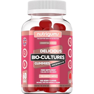Nutrigums Bio-Cultures Microbiome probiotika 60 želé bonbónů