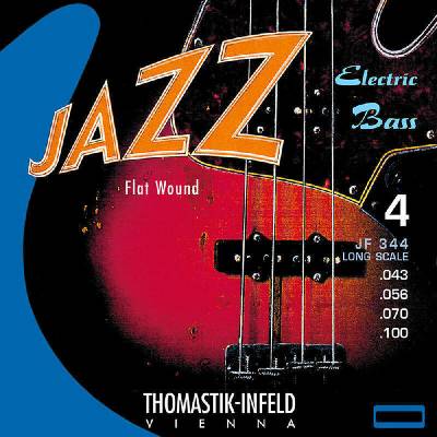 Jazz Bass Flat WoundSada 4 strunná - long JF344 32581