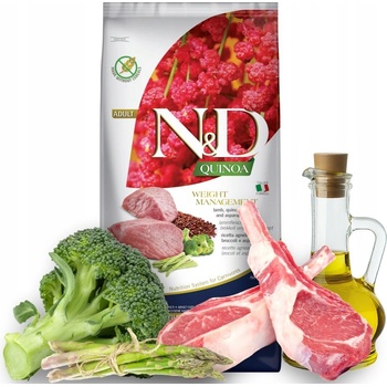 N&D Quinoa CAT Weight Management Lamb & Broccoli 5 kg