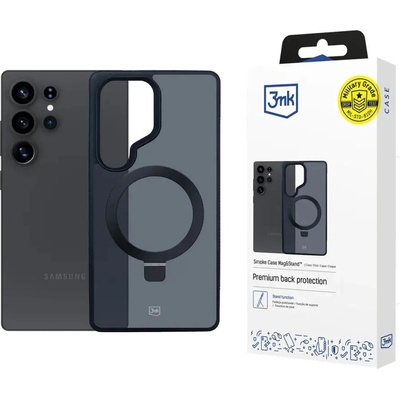 3mk Smoke Case Mag&Stand за Samsung Galaxy S25 Ultra - черен (5903108625388)