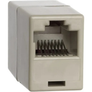 SBOX Съединителна розетка SBOX, RJ45(ж) към RJ45(ж), UTP, Cat. 5e, пластмасова