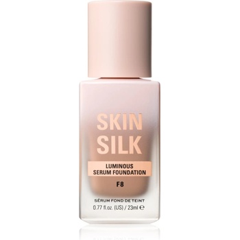 Makeup Revolution Skin Silk Serum Foundation лек фон дьо тен с озаряващ ефект цвят F8 23ml