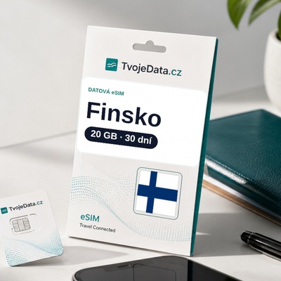 eSIM Finsko 20 GB / 29 dní