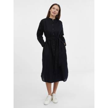 GAP Ленени ризови миди рокли GAP GAP | Cheren | ЖЕНИ | XXS