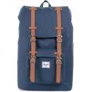 Herschel Little America Mid-Volume Navy/Tan Synthetic Leather 17 l