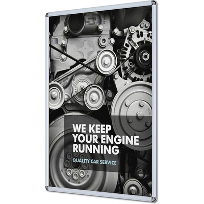 Jansen Display Klaprám 700 x 1000 mm oblý roh profil 25 mm 731 x 1031 mm – Zboží Dáma