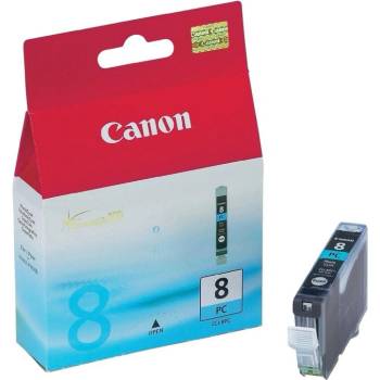 Canon Касета за Canon PIXMA iP6600D, iP6700d, MP960, MP970, Pro9000, Pro9000 Mark II - Photo Cyan - CLI-8PC - P№ 0624B001 - 400k (0624B001)