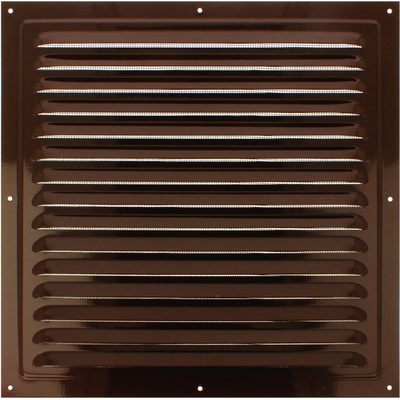Vents kovová 150 x 150 mm hnedá