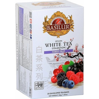 Basilur White Tea Forest Fruit 20 x 1,5 g